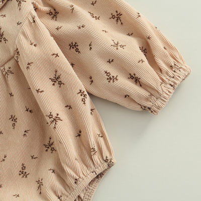 BETTY Floral Corduroy Romper