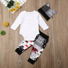 BABY BEAR Patchwork Outfit with Beanie