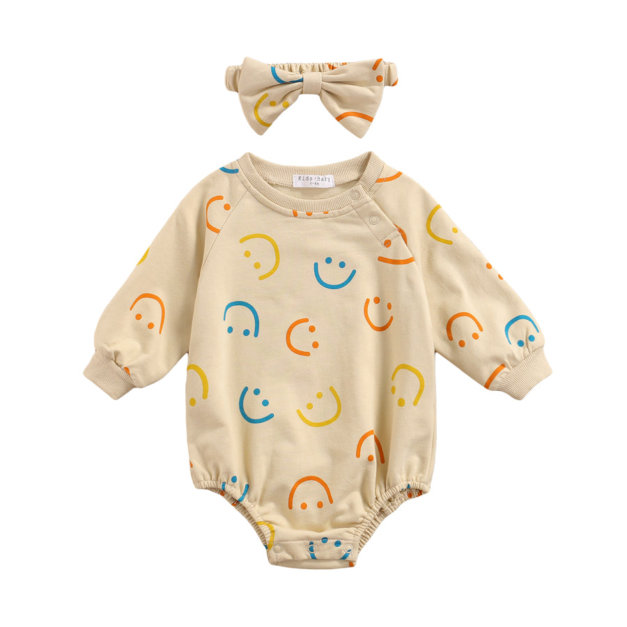 SMILE Long Sleeve with Headband