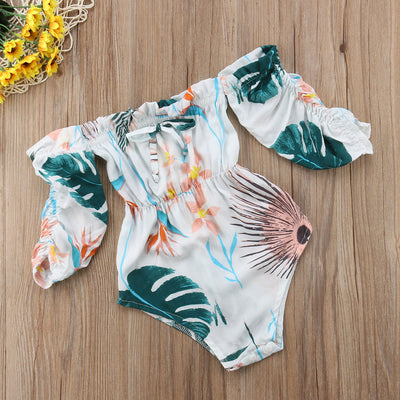 PARADISE Off-Shoulder Romper