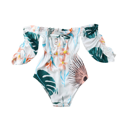 PARADISE Off-Shoulder Romper