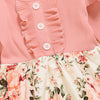 CLAIRE Floral Ruffle Dress