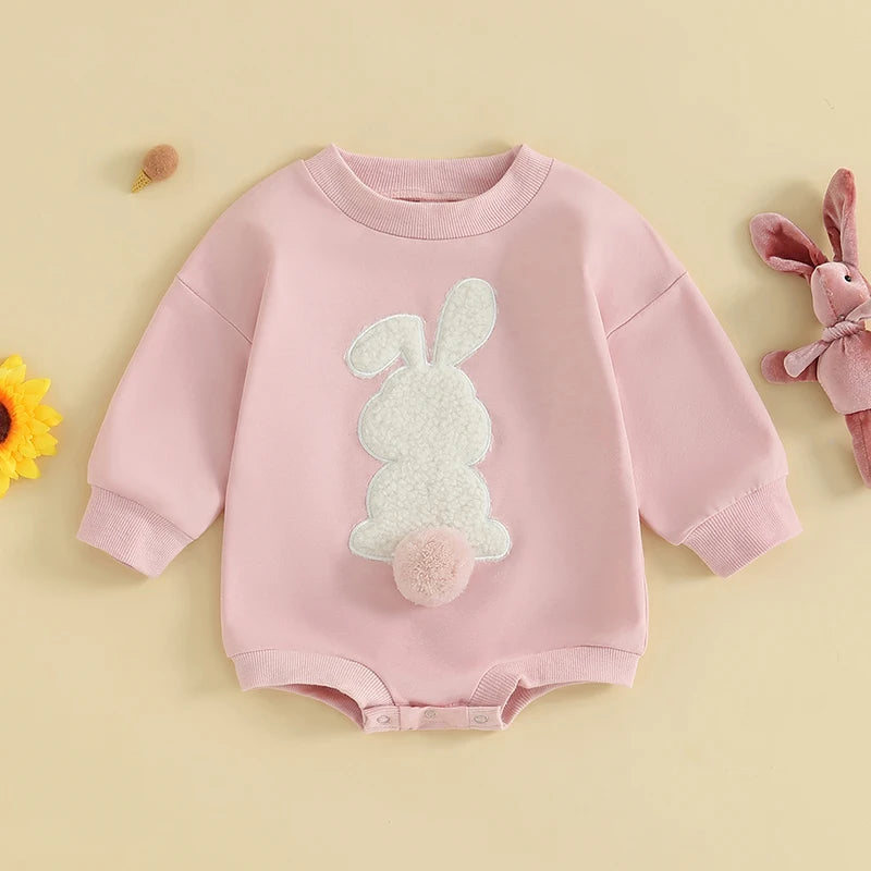 BUNNY Plush Long-Sleeve Onesie