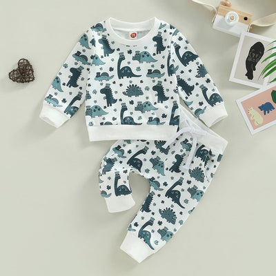 DINOSAURS Teal Outfit