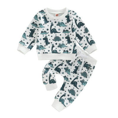 DINOSAURS Teal Outfit