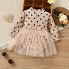 POLKA DOT Corduroy Tulle Romper