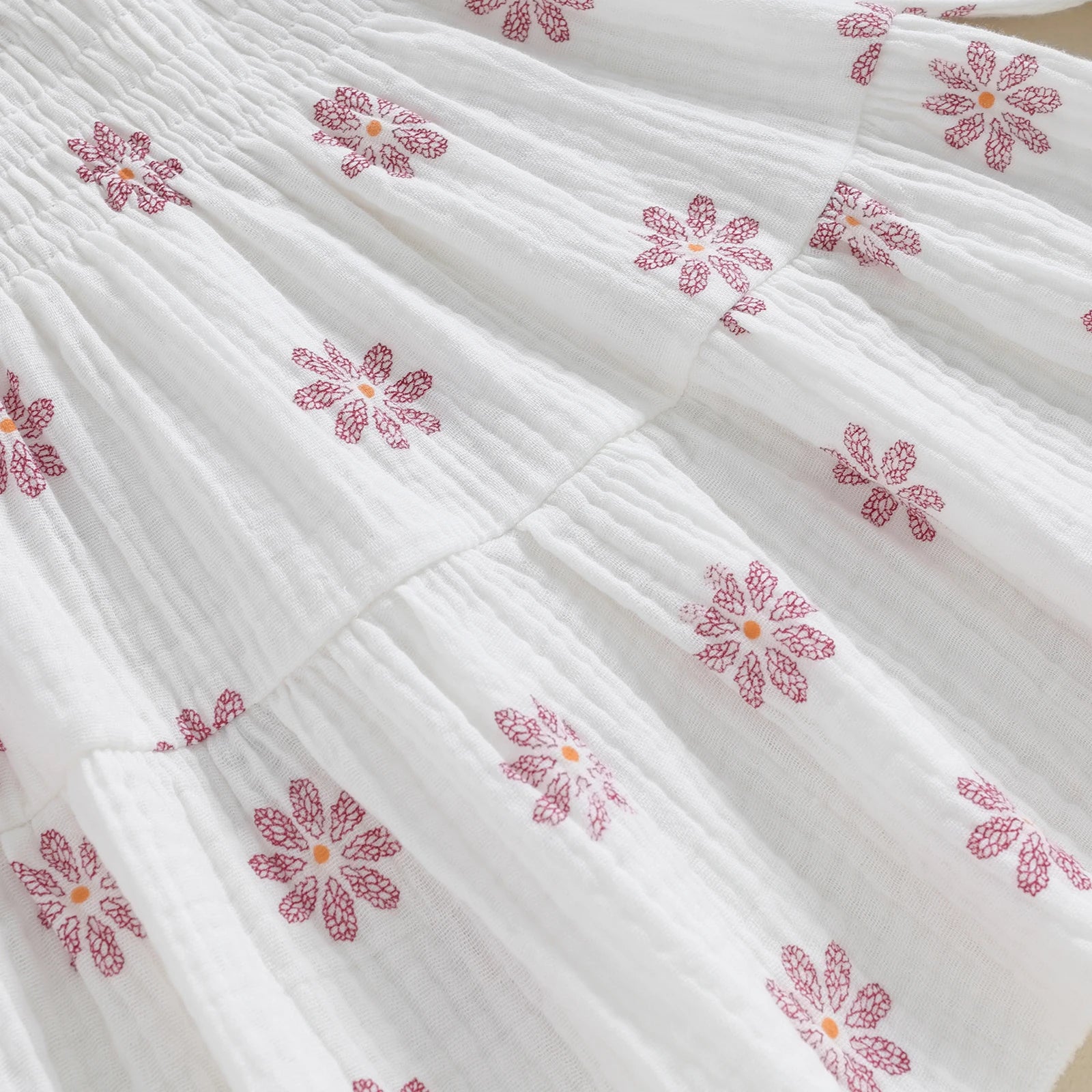 DAHLIA Smocked Floral Dress - Hazel & Bo