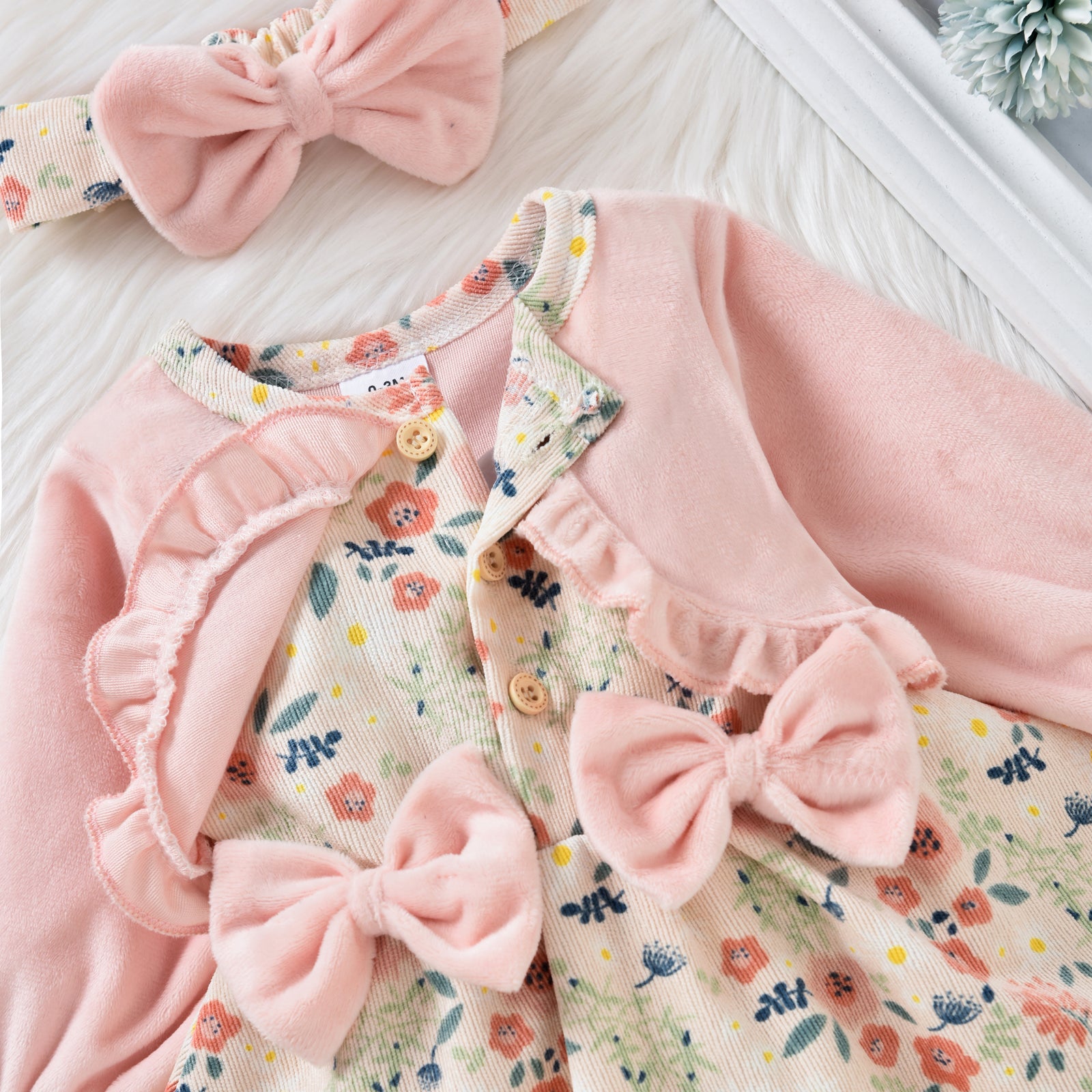 WILLA Bowtie Romper Dress