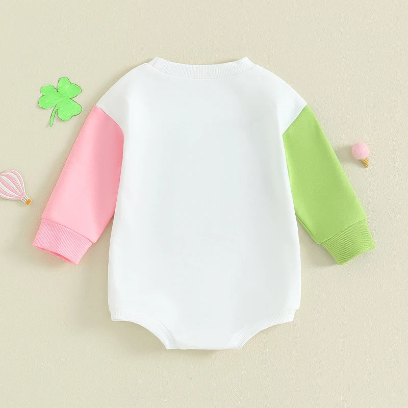 LUCKY BABE Long-Sleeve Onesie