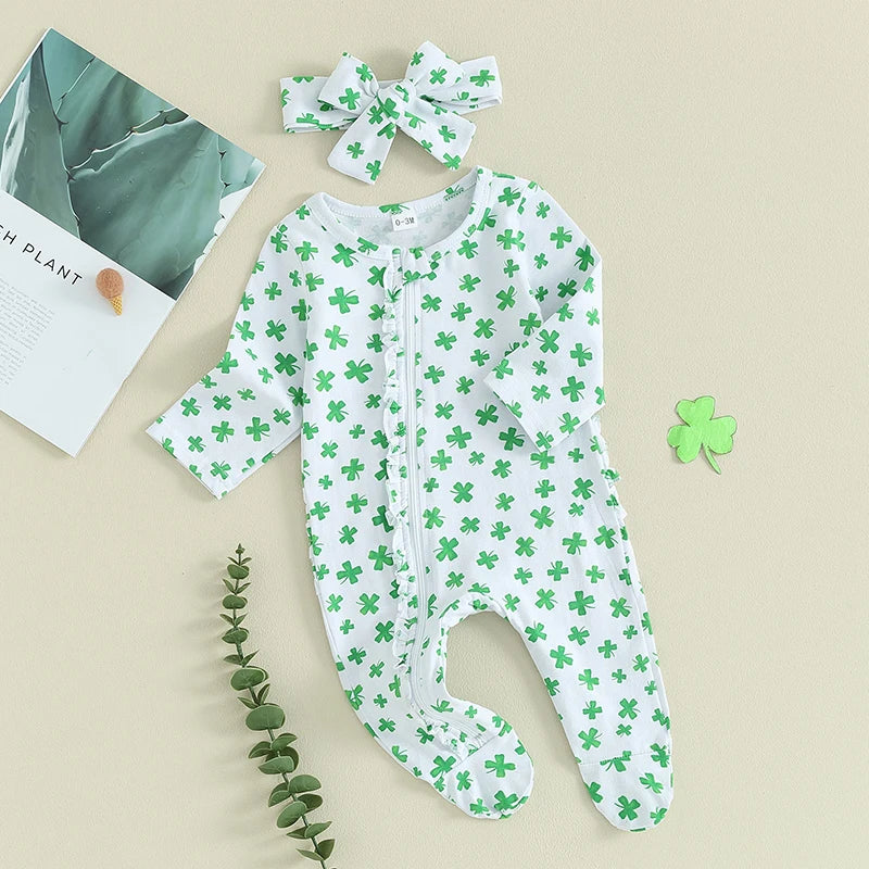 LUCKY CLOVER Ruffle Jumpsuit