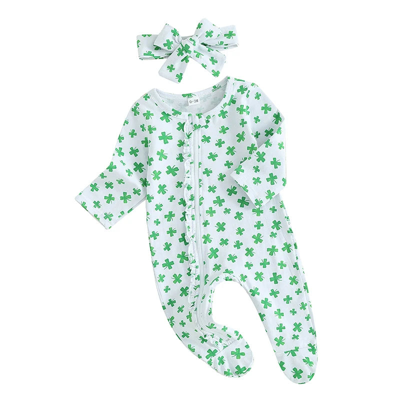 LUCKY CLOVER Ruffle Jumpsuit
