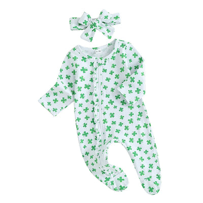 LUCKY CLOVER Ruffle Jumpsuit