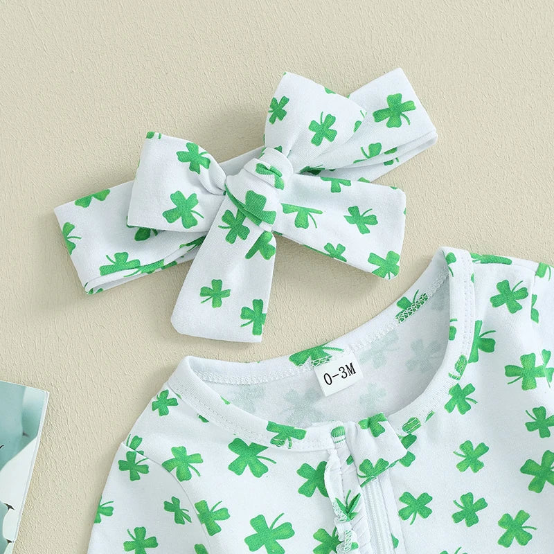 LUCKY CLOVER Ruffle Jumpsuit