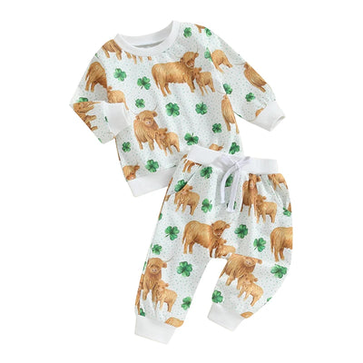 HIGHLAND COW Clover Outfit