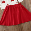 RED HEART Skirt Set