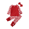HEARTS Ruffle Outfit with Headband