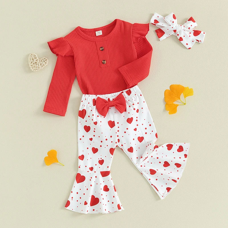 LITTLE HEARTS Bellbottoms Outfit
