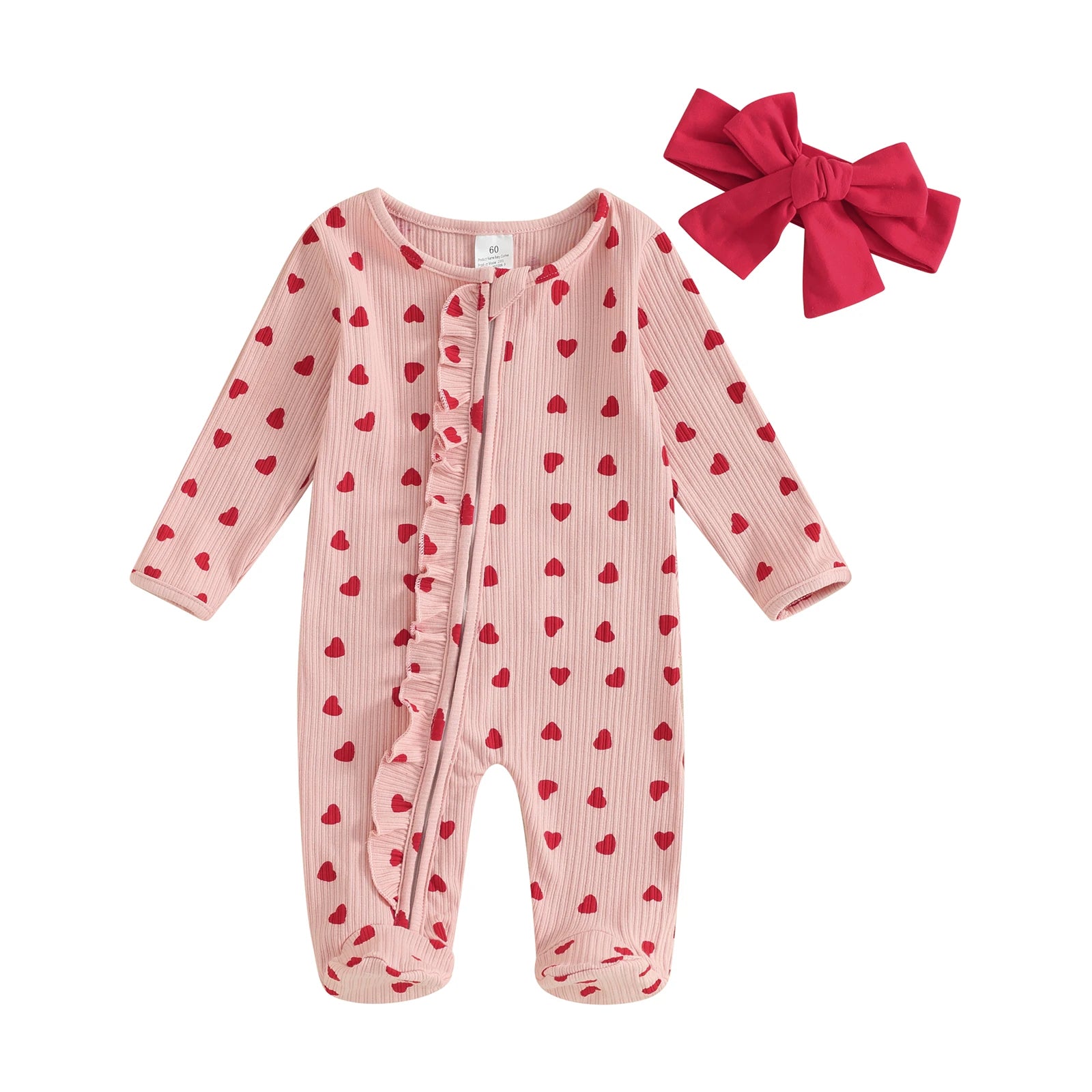 Ruffle top jumpsuit baby