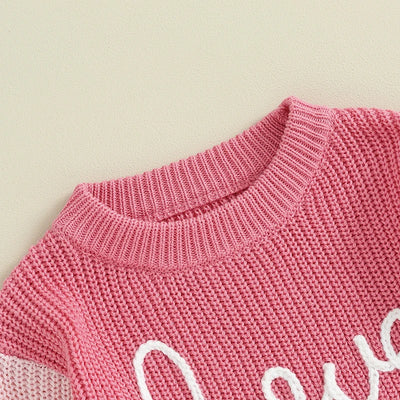 LOVE Knitted Sweatshirt