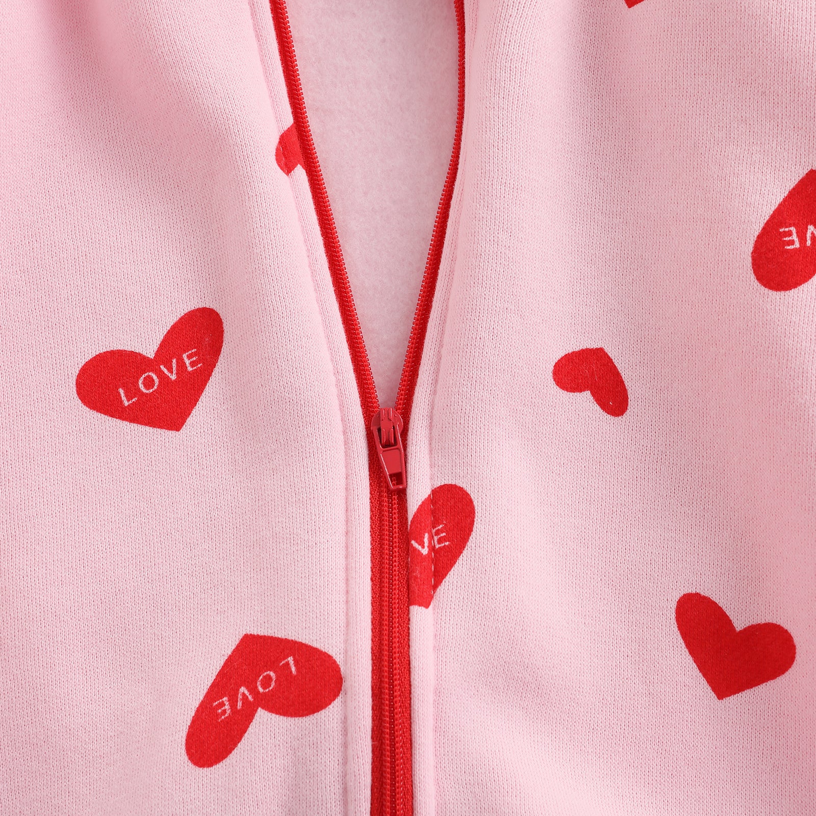 LOVE Bowtie Hoody Jumpsuit