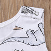DINOSAUR White Jumpsuit