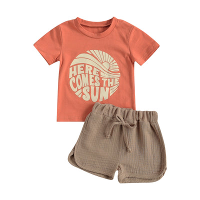 HERE COMES THE SUN Coral Summer Outfit