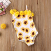 LEOPARD Flower Ruffle Swimsuit