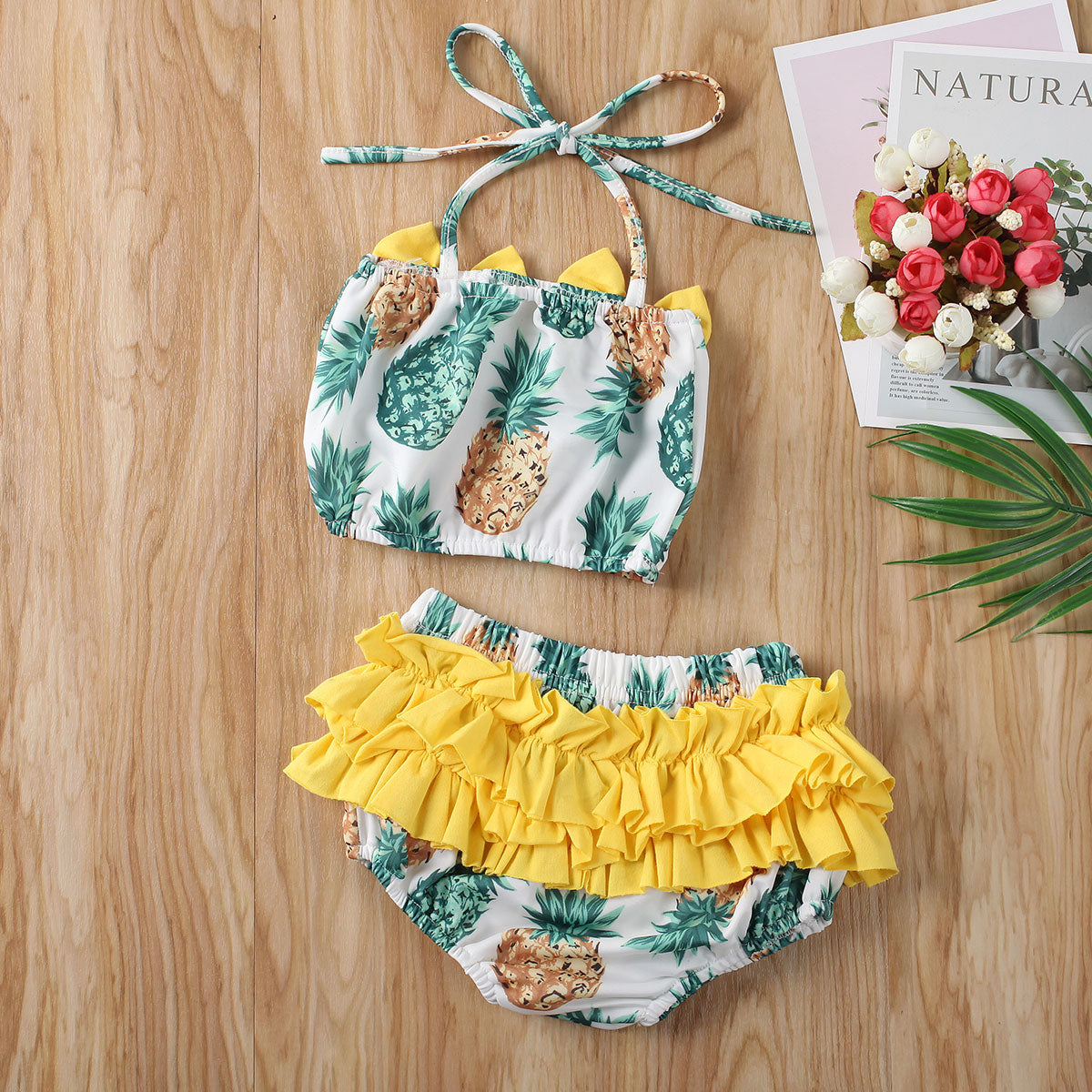 Baby pineapple bathing on sale suit