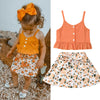 ORANGE BLOSSOM Skirt Outfit