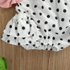 NOMI Polka Dot Ruffle Romper
