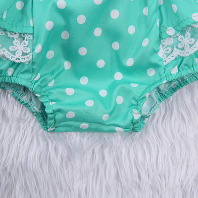 EVIE Polka Dot Lace Romper