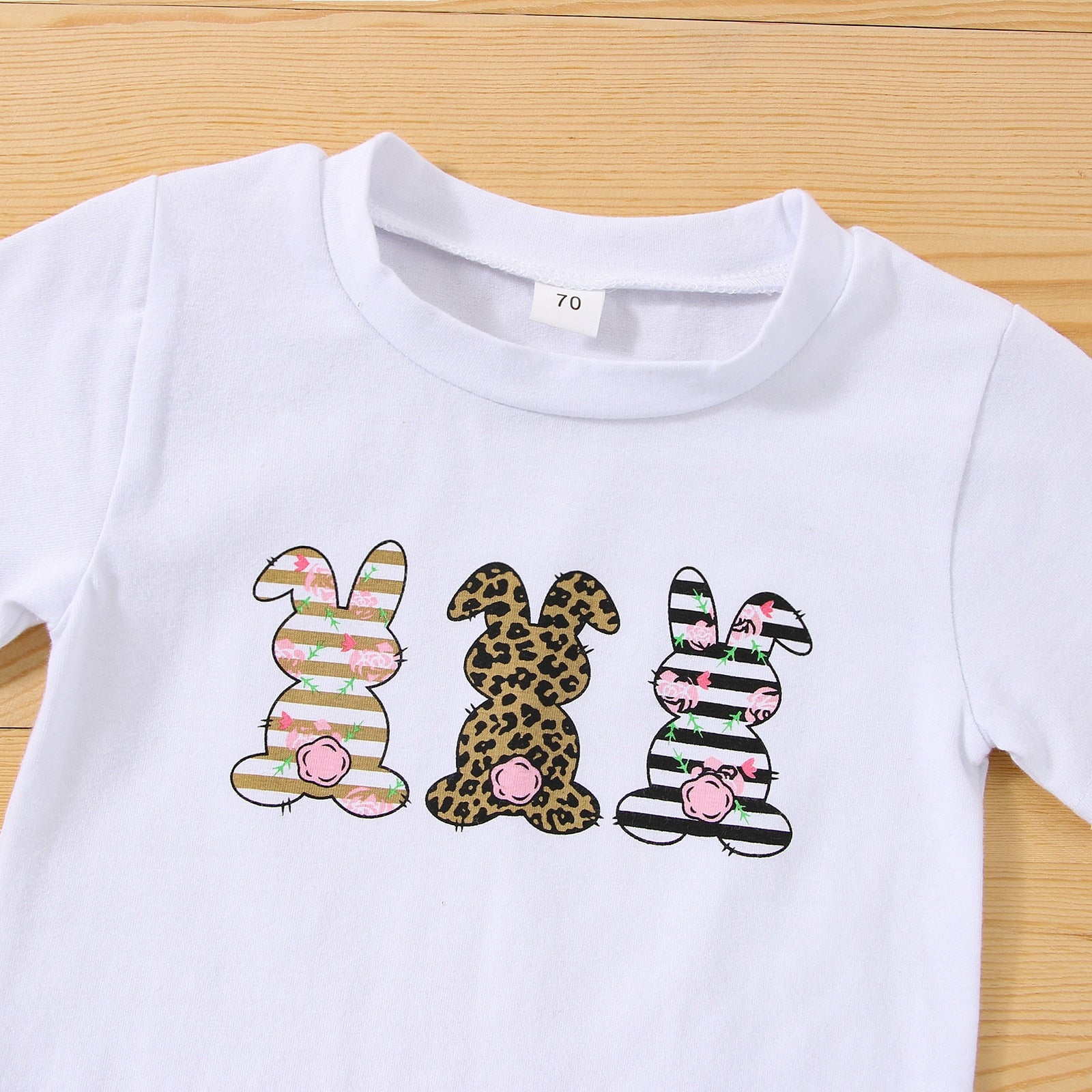 THREE BUNNIES Outfit with Headband