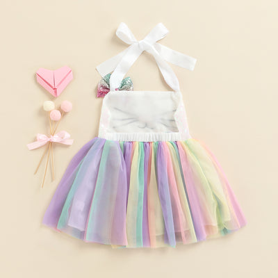 BUNNY Rainbow Tutu Dress