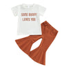 SOME BUNNY LOVES YOU Bellbottoms Outfit