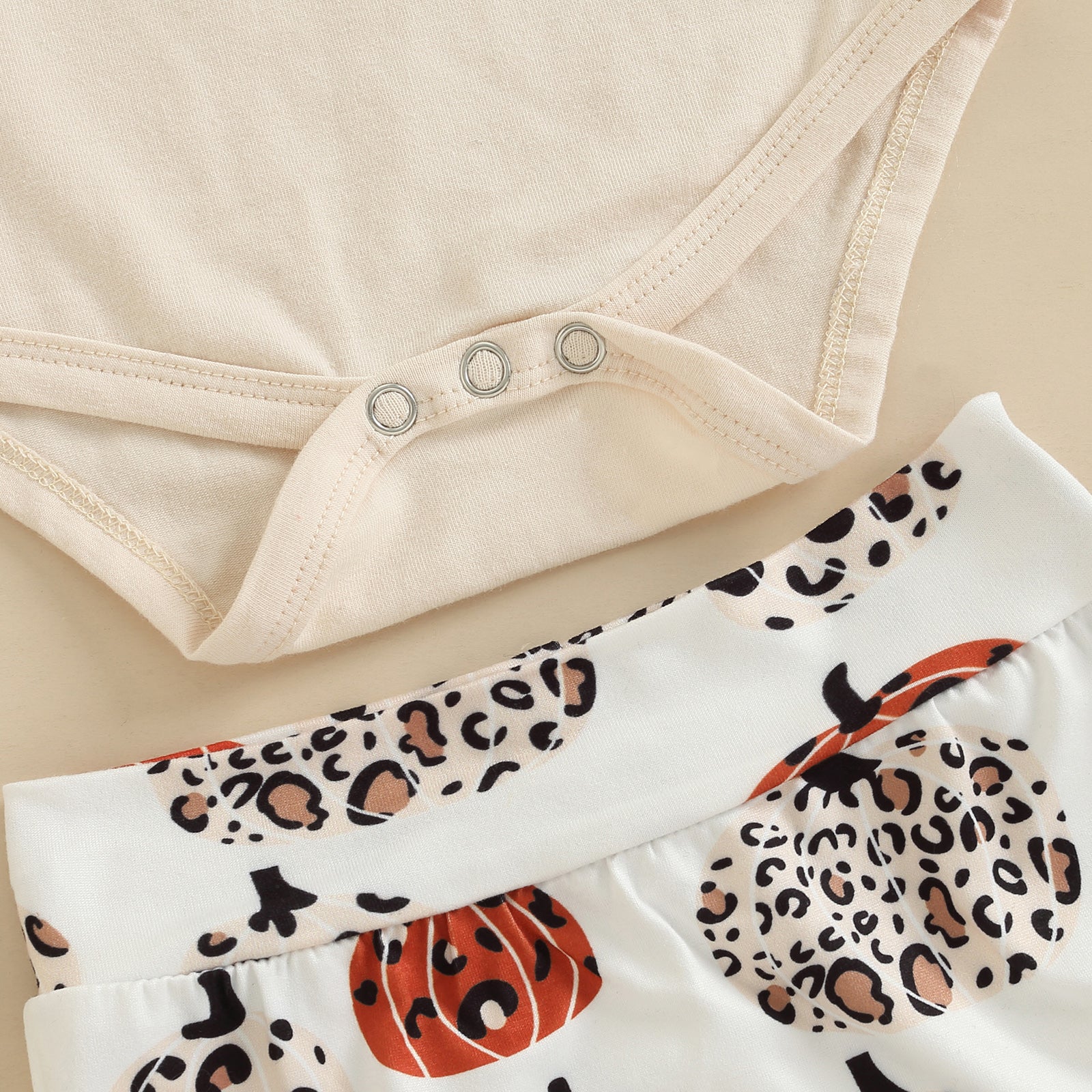 HEY THERE PUMPKIN Leopard Outfit with Headband