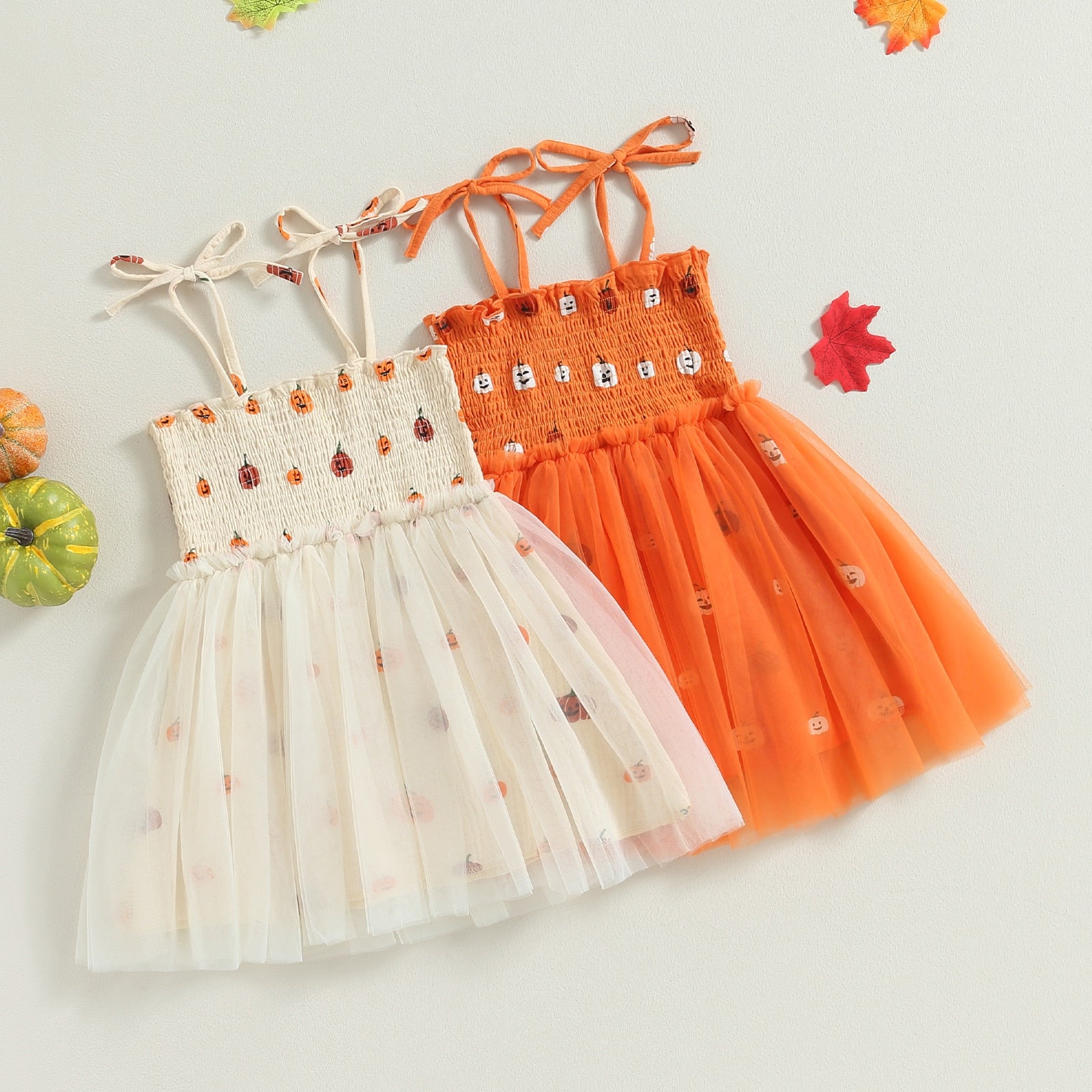 Pumpkin Tulle Dress