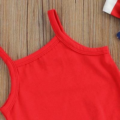 USA Bellbottoms Outfit with Headband