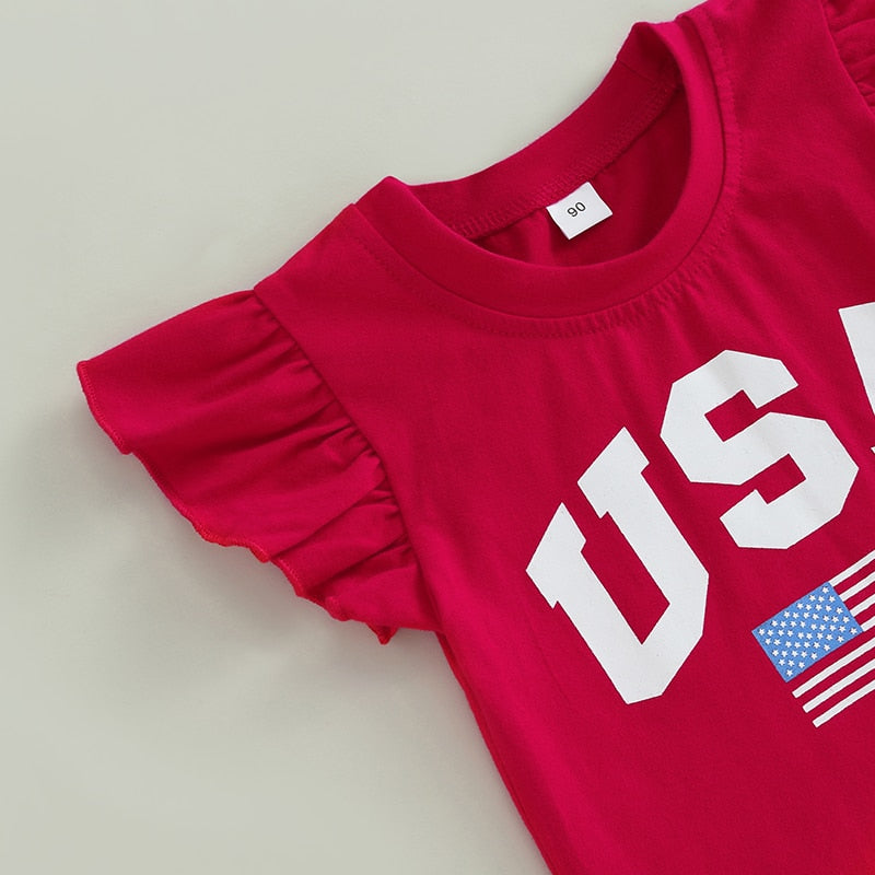 USA Denim Shorts Outfit