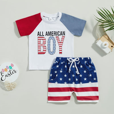 ALL AMERICAN BOY 4th of July Outfit