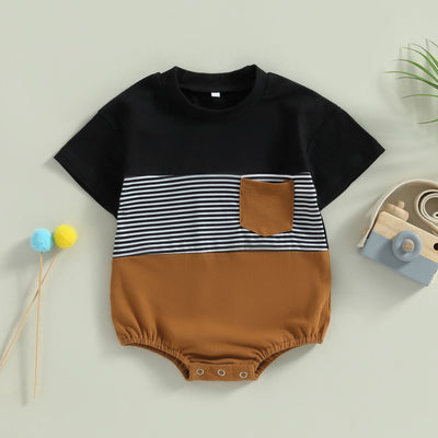 TOMMY Striped T-Shirt Onesie