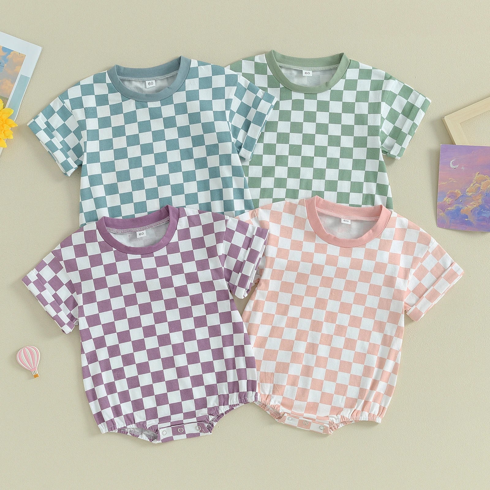 CHECKERS T-Shirt Onesie