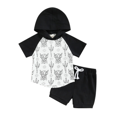 HIGHLAND COW Hoody Summer Outfit