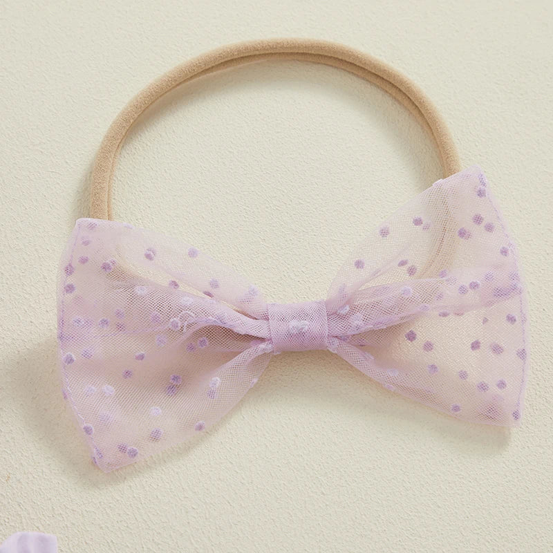 SHAYA Smocked Polka Dot Tulle Romper