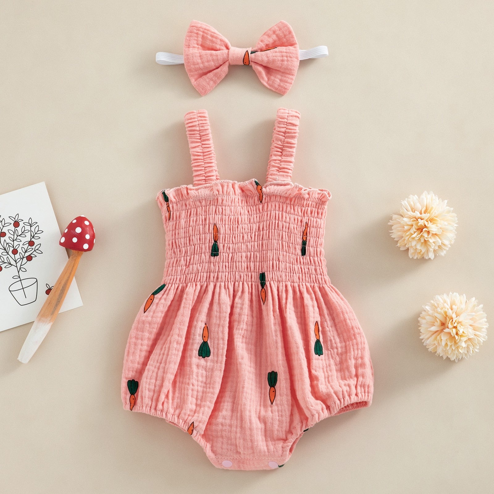 SUNNY DAYS Romper with Headband