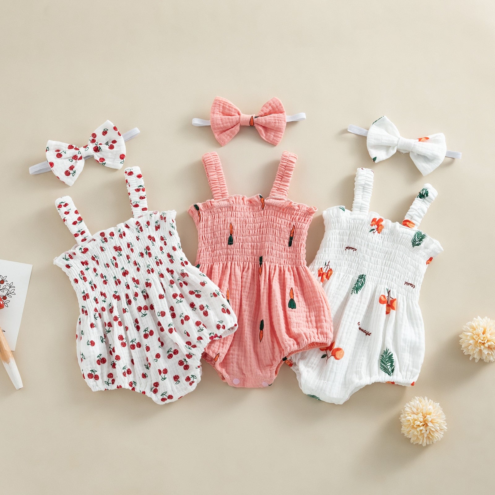 SUNNY DAYS Romper with Headband