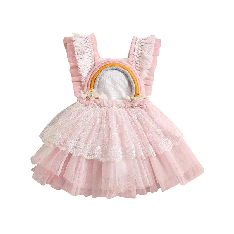 RAINBOW PRINCESS Tulle Dress