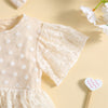 STELLA Lace Romper Dress with Headband