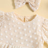 STELLA Lace Romper Dress with Headband