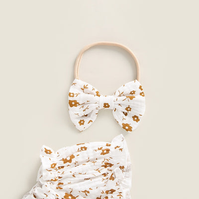 JULIE Floral Romper with Headband