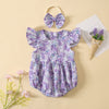 MEADOW Floral Romper with Headband